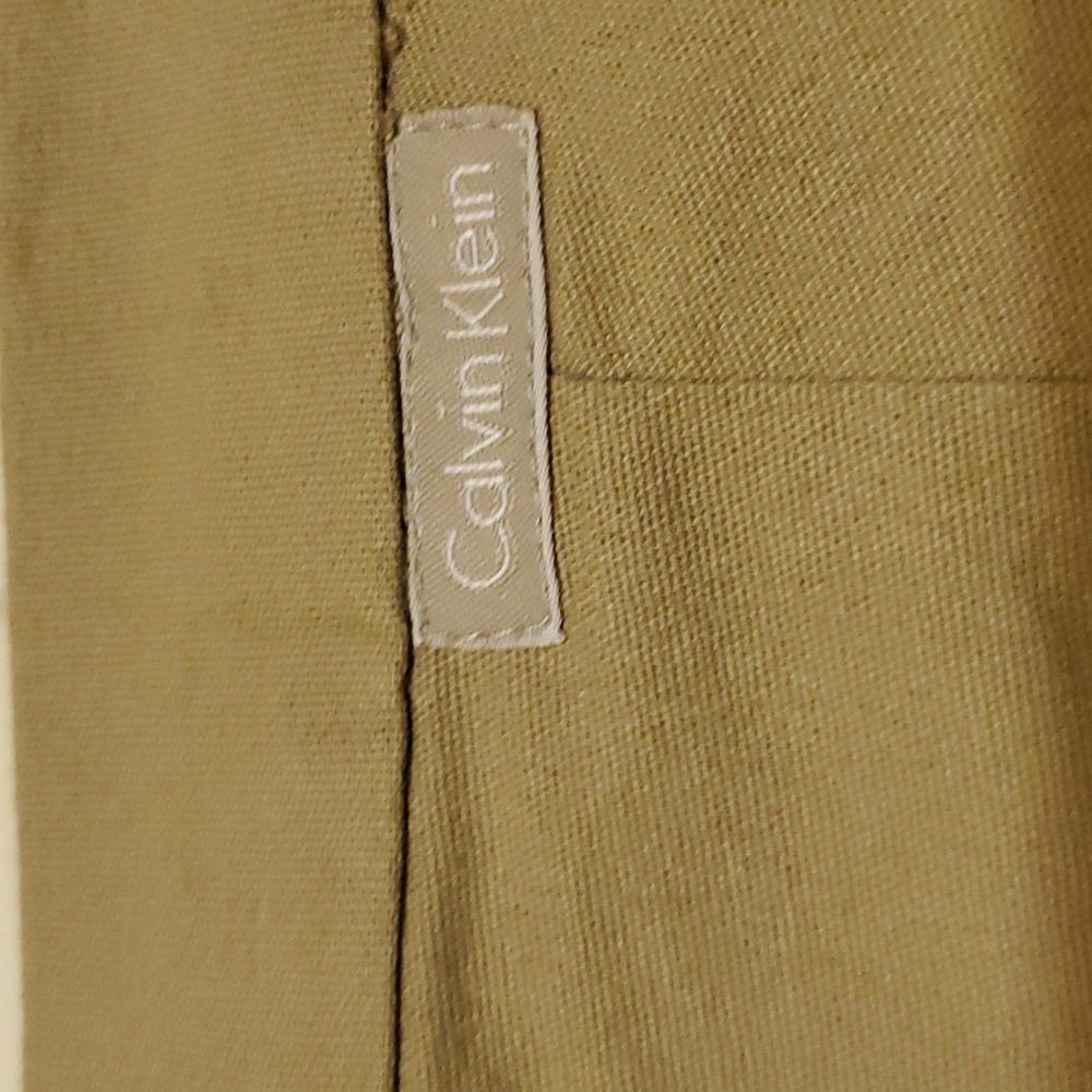 New Calvin Klein Jeans Capri Pants, Tan, 14 - Picture 3 of 9